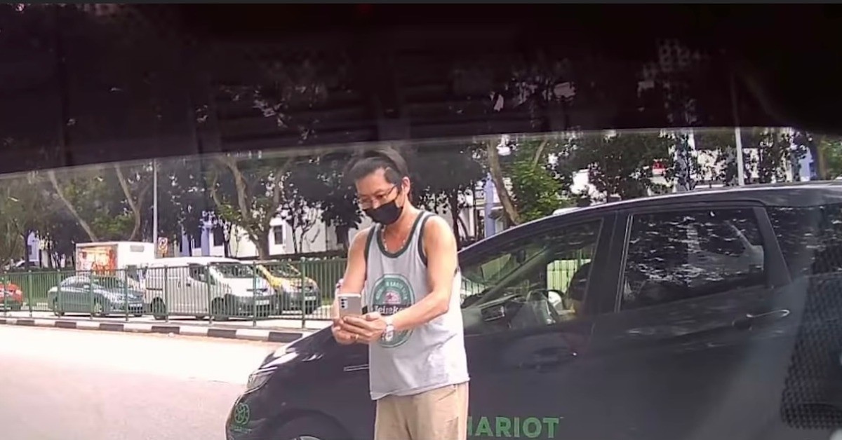 GUY DULAN & MAKE ILLEGAL LEFT TURN TO TAKE PICTURE OF CAR