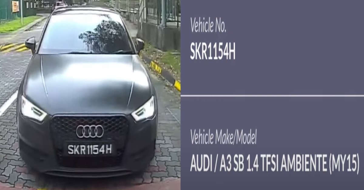 DRIVER GOT MONEY BUY AND MODIFY AUDI BUT NO MONEY TO PAY CARPARK FEES