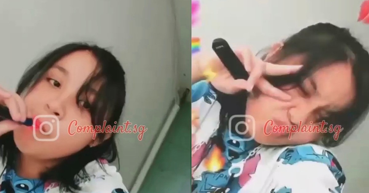 XMM VAPING THEN POSING FOR HEALTH SCIENCE AUTHORITY TO IDENTIFY HER