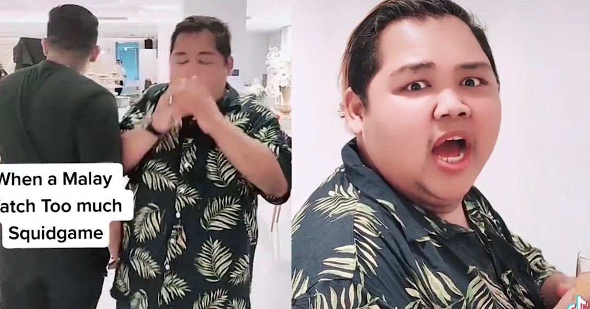 ABANG WATCH TOO MUCH SQUID GAME, SINGS PUKIMAK IN SQUID GAME STYLE