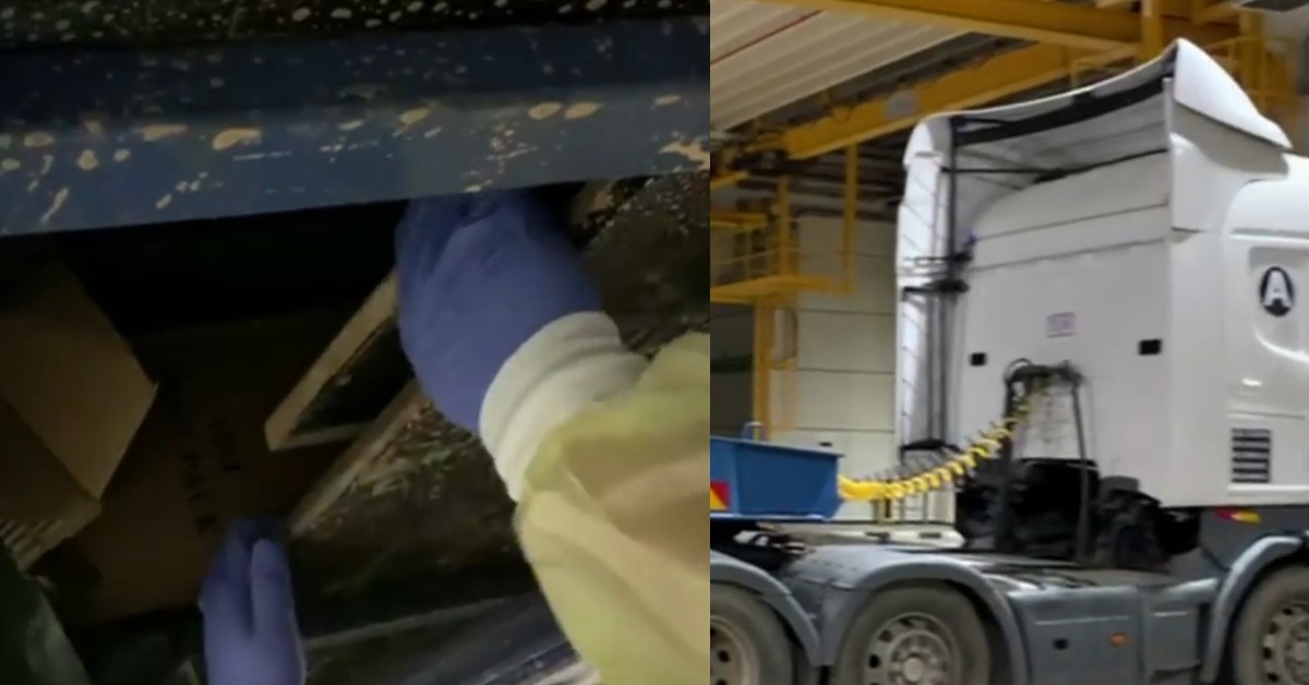 ICA CAUGHT TRUCK HIDING 2,800 CARTONS OF CONTRABAND CIGS