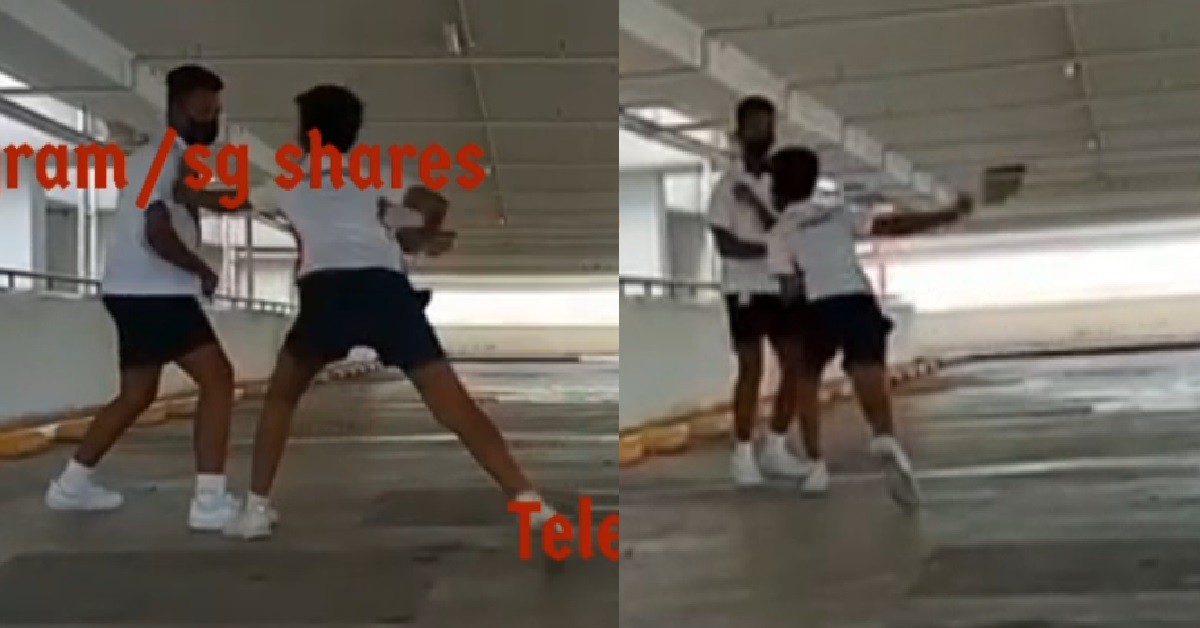HUMPTY AND DUMPTY 1V1 FIGHTING AT MULTI STOREY CARPARK