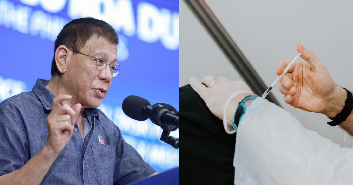 FILIPINO PRESIDENT SAYS HE WILL JAB ANTI-VAXXERS IN THEIR SLEEP