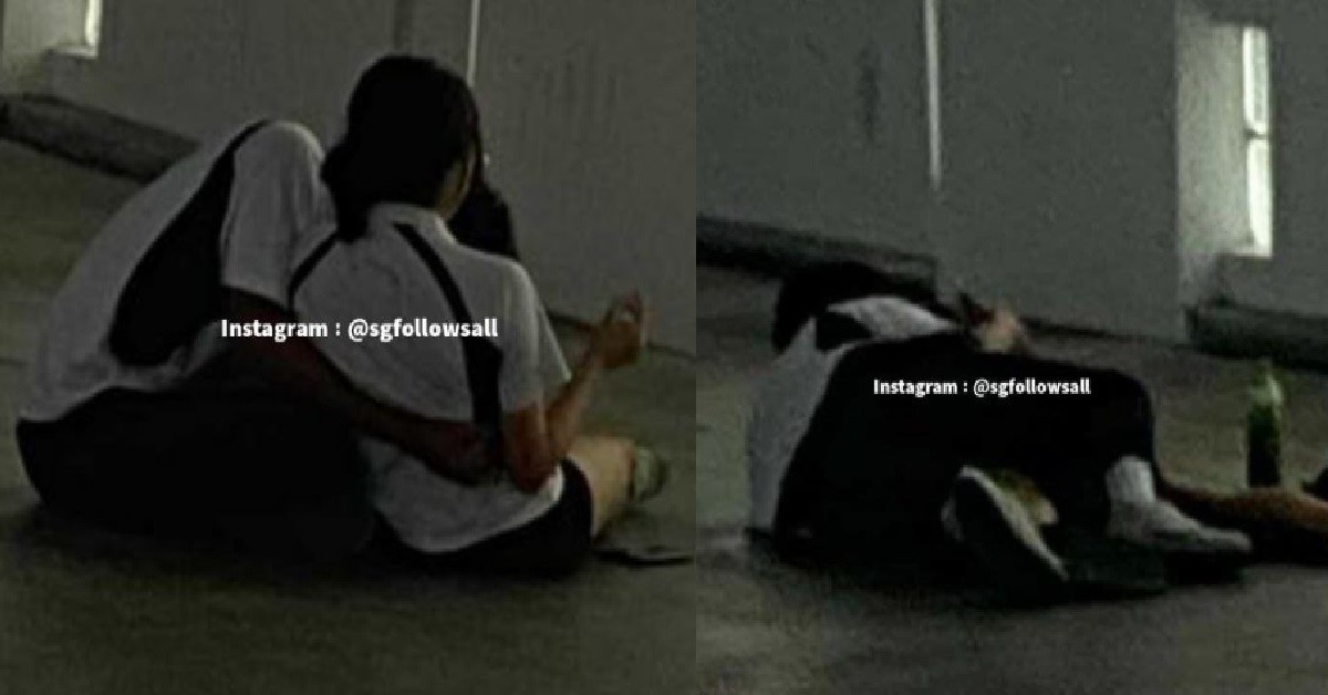 YP TASTE XMM NEHNEHPOK THEN START SP00NING ON CARPARK FLOOR