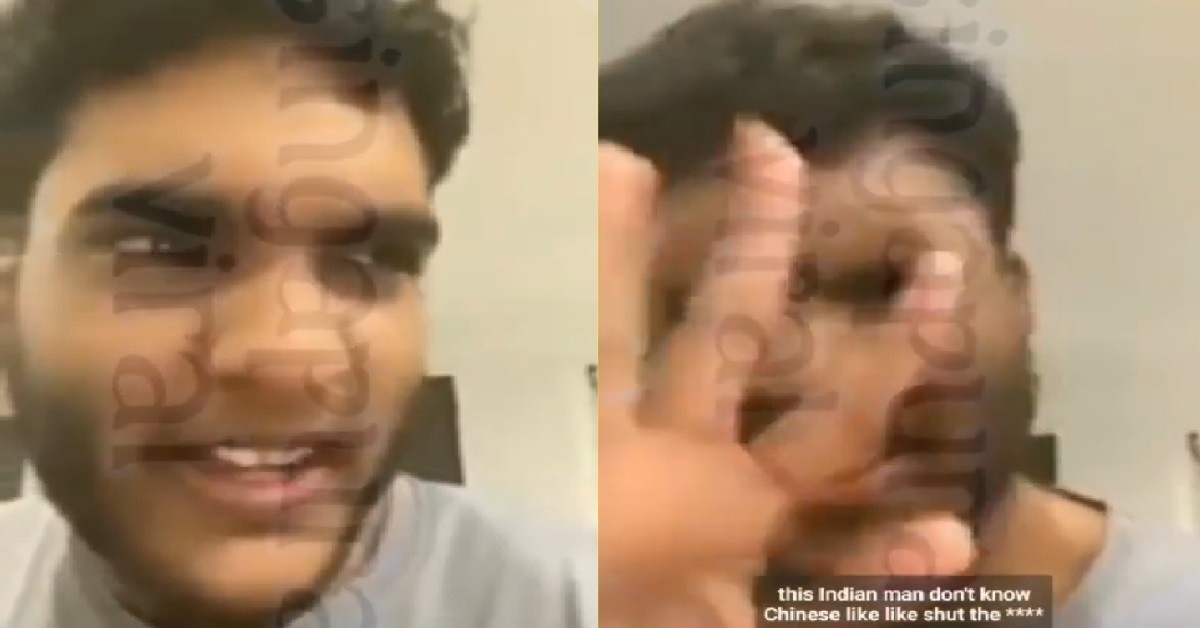 INDIAN GUY NOT HAPPY KOPITIAM AUNTIE KEEP TALKING TO HIM IN CHINESE
