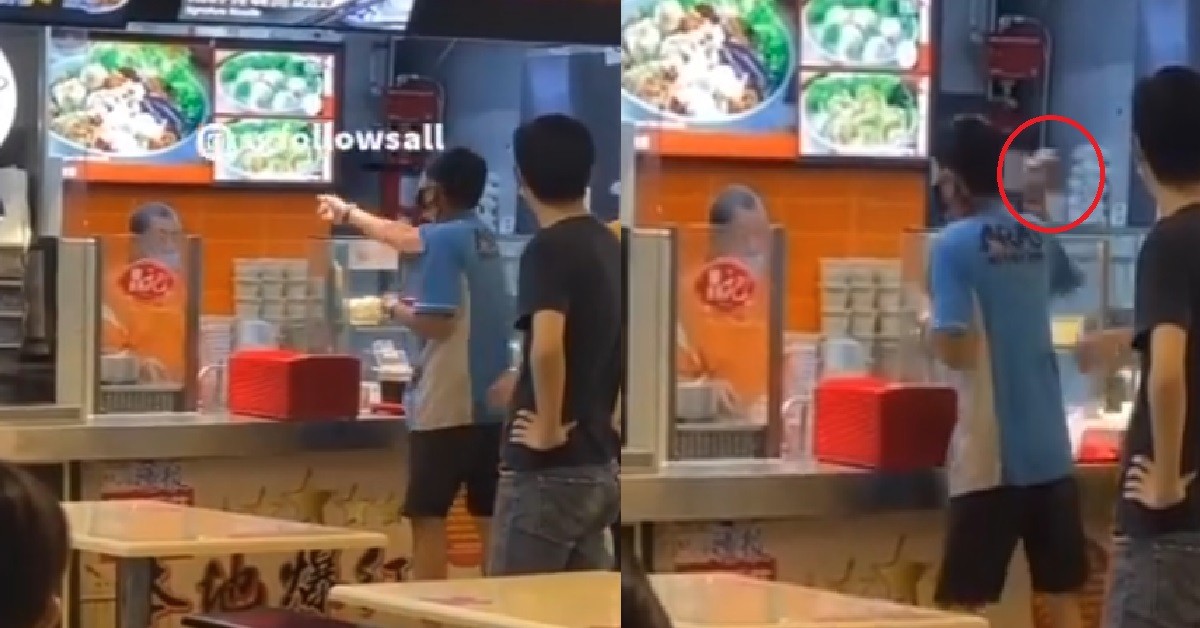 UNCLE 1V1 FIGHT @ COFFEESHOP, TAKE BELL THROW AND SHOUT: “NBCB!”