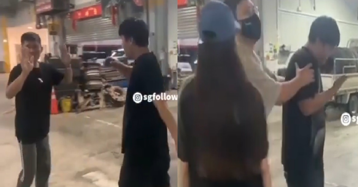 EPIC FIGHT @ CAR WORKSHOP: “M’SIAN WORK PERMIT DARE TO BEAT S’POREAN MEH”