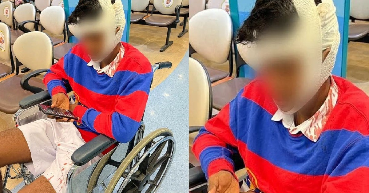 STUDENT ALLEGEDLY ATTACKED SCHOOLMATE WITH A METAL ROD, ARRESTED