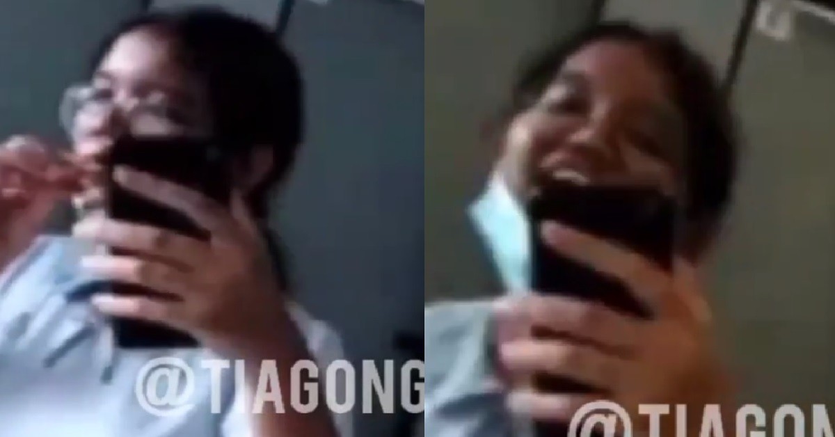 12 Y.O XMM IN SCHOOL UNIFORM, HIDE INSIDE TOILET TO VAPE & TAKE VIDEO