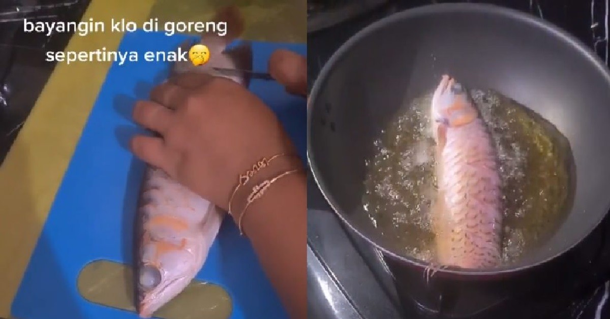 deep fried arowana