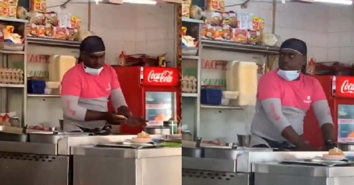 FOODPANDA RIDER WAIT TOO LONG FED UP, MAKE THE ORDER HIMSELF
