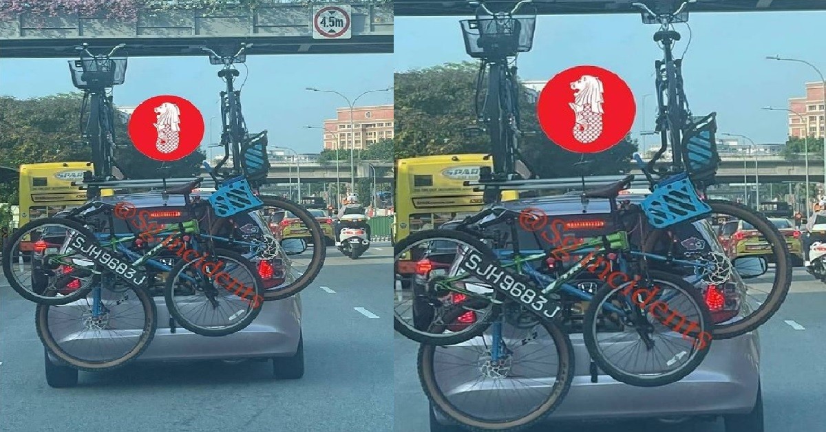 CHAMPION DRIVER ATTACHED 4 BICYCLES ONTO HIS CAR, DRIVE ON ROAD