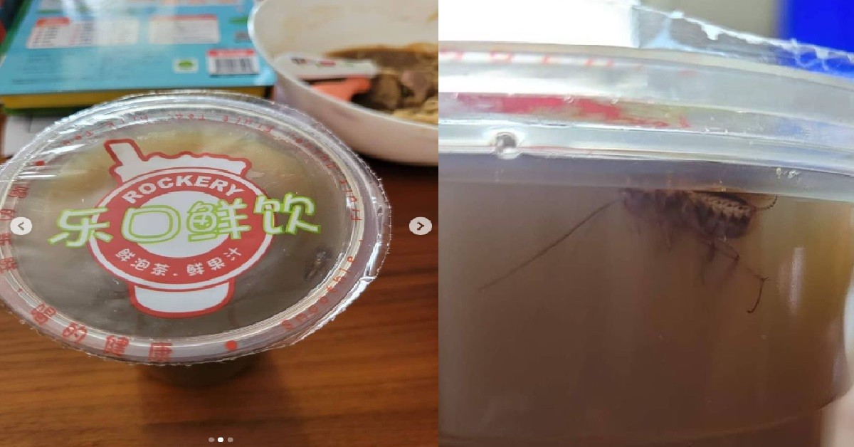 NETIZEN BOUGHT SUGARCANE JUICE, CAME WITH FREE COCKROACH INSIDE