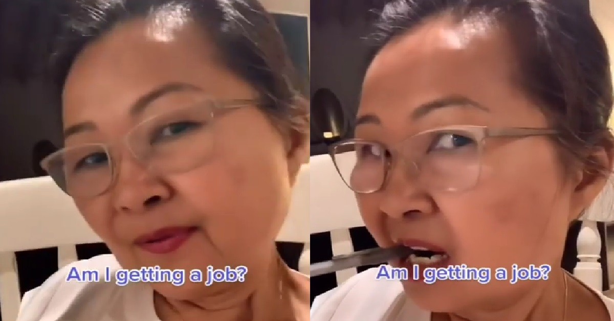 AH MA ASK IF SHE WAS YOUR “SECRETARY”, WHAT “JOB” WILL YOU GIVE HER