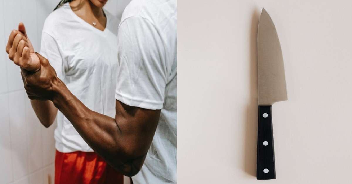 WIFE ACCUSE HUSBAND OF HAVING AFFAIR, TAKE KNIFE STAB HIS CHEST