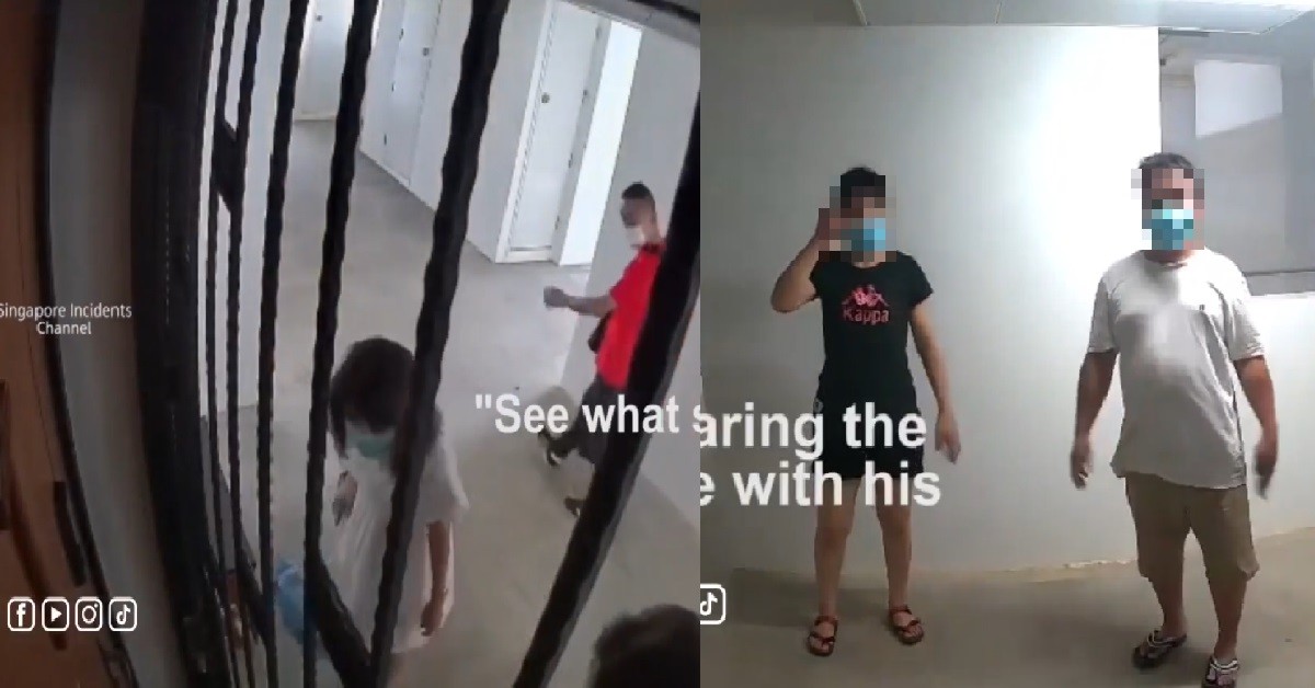 MAN LIVING ON 1ST FLOOR HDB KEEPS HAVING PEOPLE LOITER & STARING INTO HIS HOME