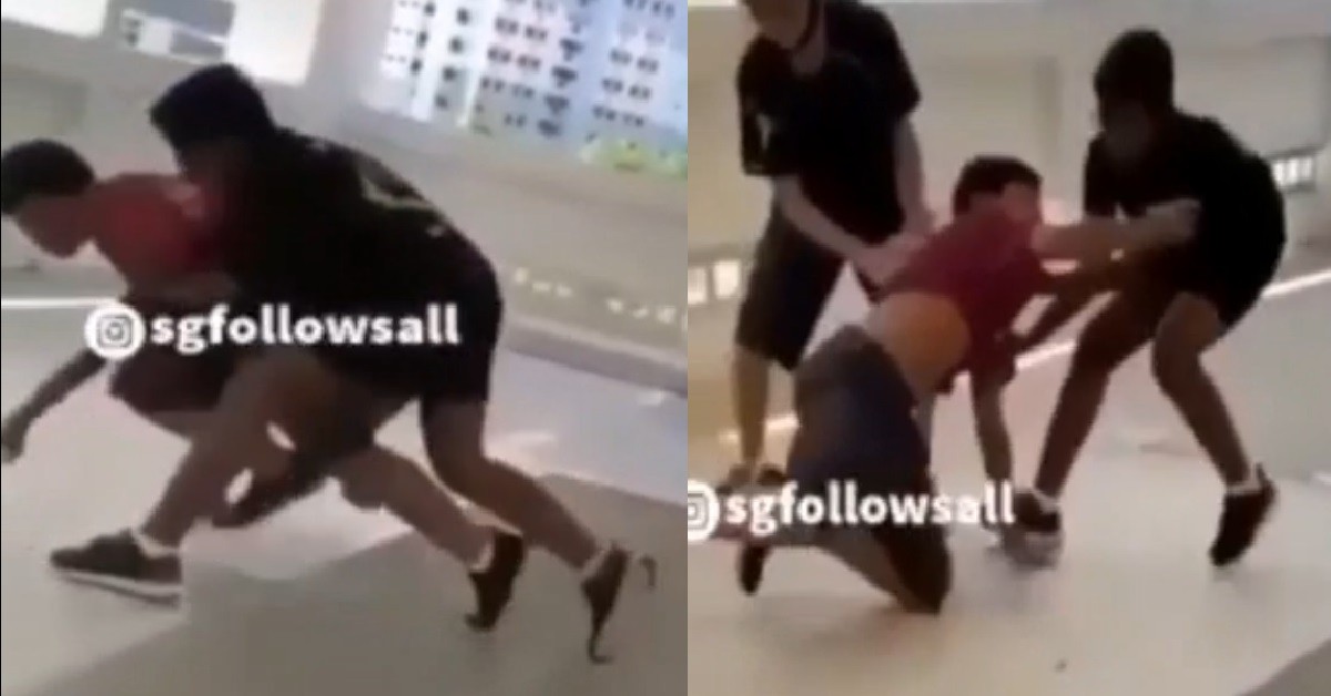 YPS FIGHTING AT CARPARK, REFEREE STRUGGLE TO BREAK UP THE FIGHT