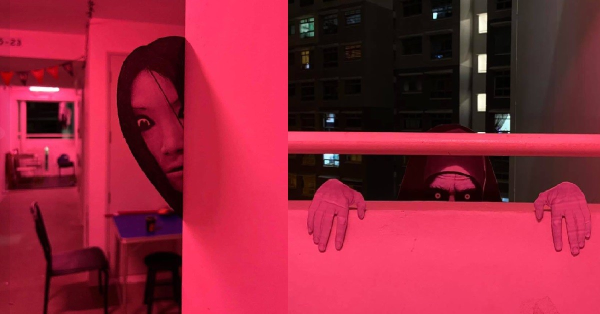 SEMBAWANG RESIDENTS DECORATE CORRIDOR WITH HANTUS