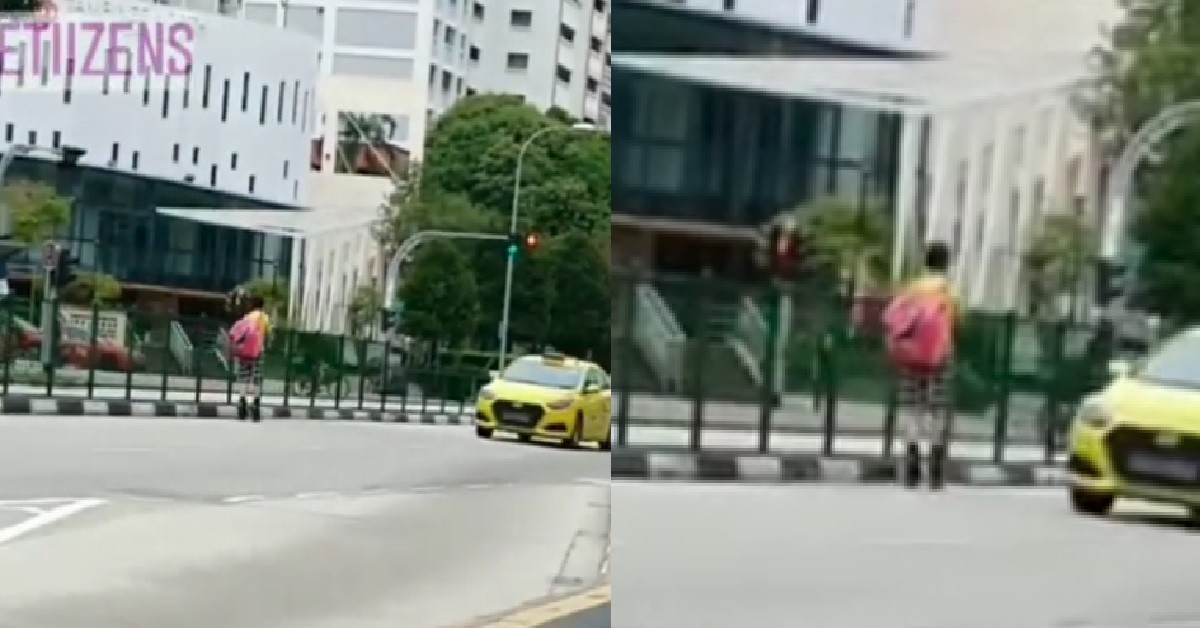 YP YOLO ROLLERBLADING AGAINST TRAFFIC IN MIDDLE OF ROAD