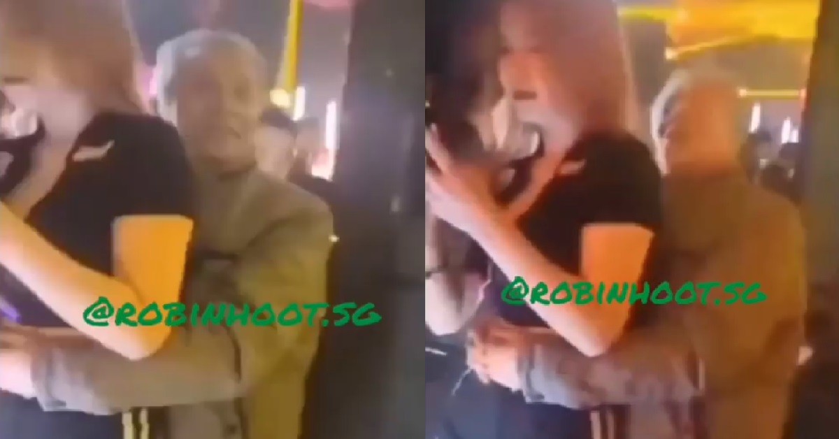 AH GONG HUGGING CHIOBU INSIDE CLUB, SUDDENLY FEEL YOUNG AGAIN