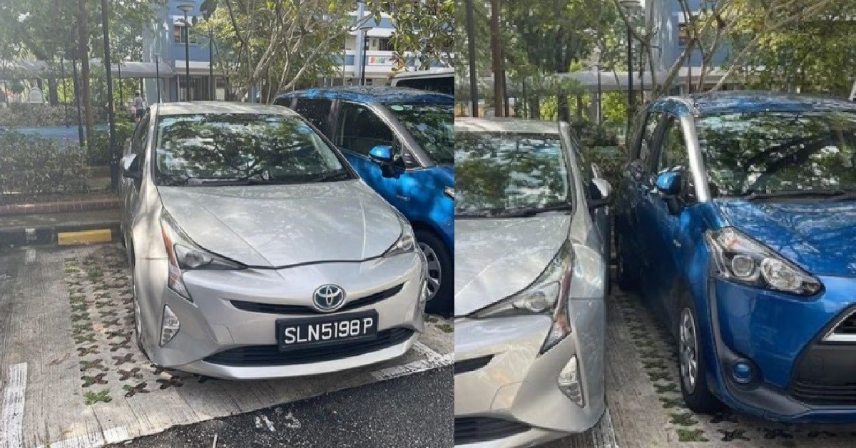 DRIVER PARK CLOSE TO OTHER CAR, OWNER HAD TO CRAWL THRU PAX SEAT TO GO IN
