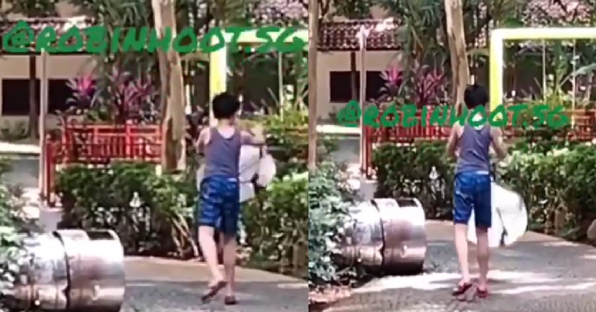 YP THROW TANTRUM, DESTROY JOSS PAPER BIN & THROW ONTO FLOOR