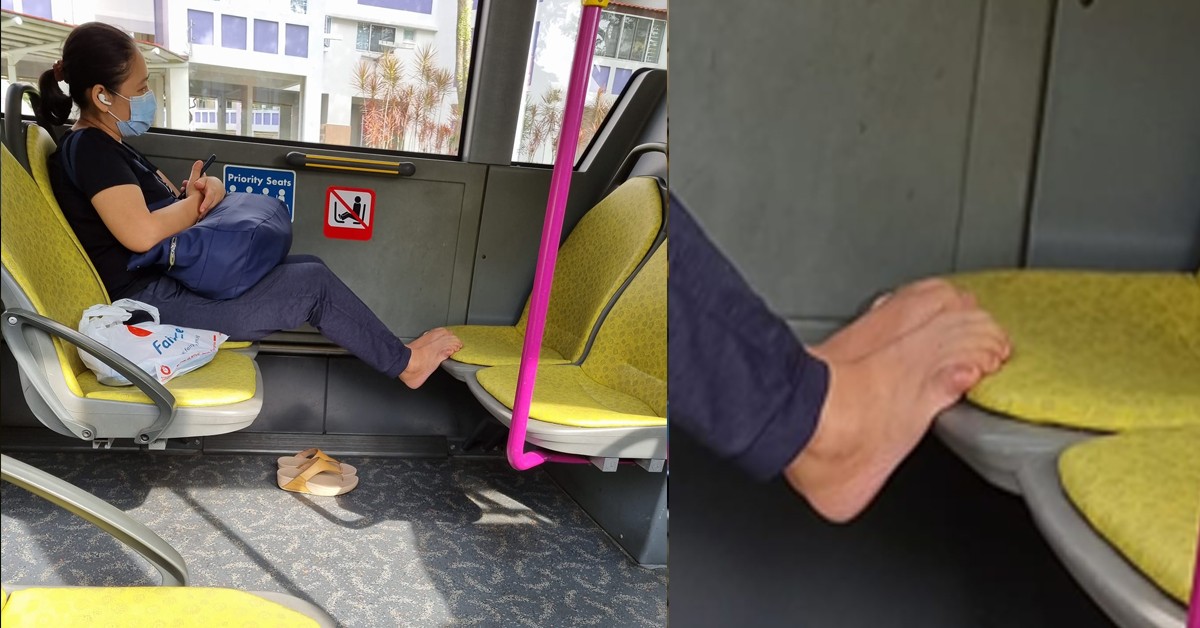 WOMAN REMOVES SLIPPERS TO LET OTHERS ‘BREATHE IN THE ESSENCE’