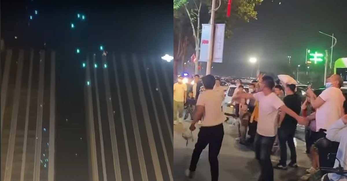 200 DRONES DROPPED FROM SKY IN CHINA, LIKE SPIDERMAN MOVIE