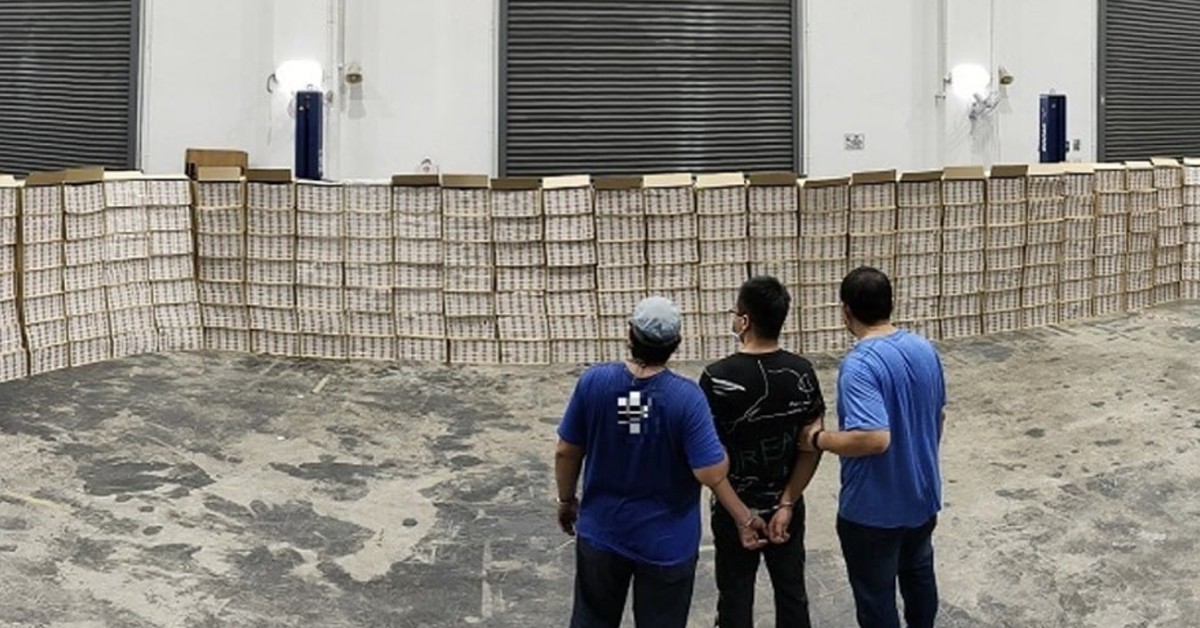 OVER 6,000 CARTONS OF DUTY UNPAID CIGARETTES SEIZED