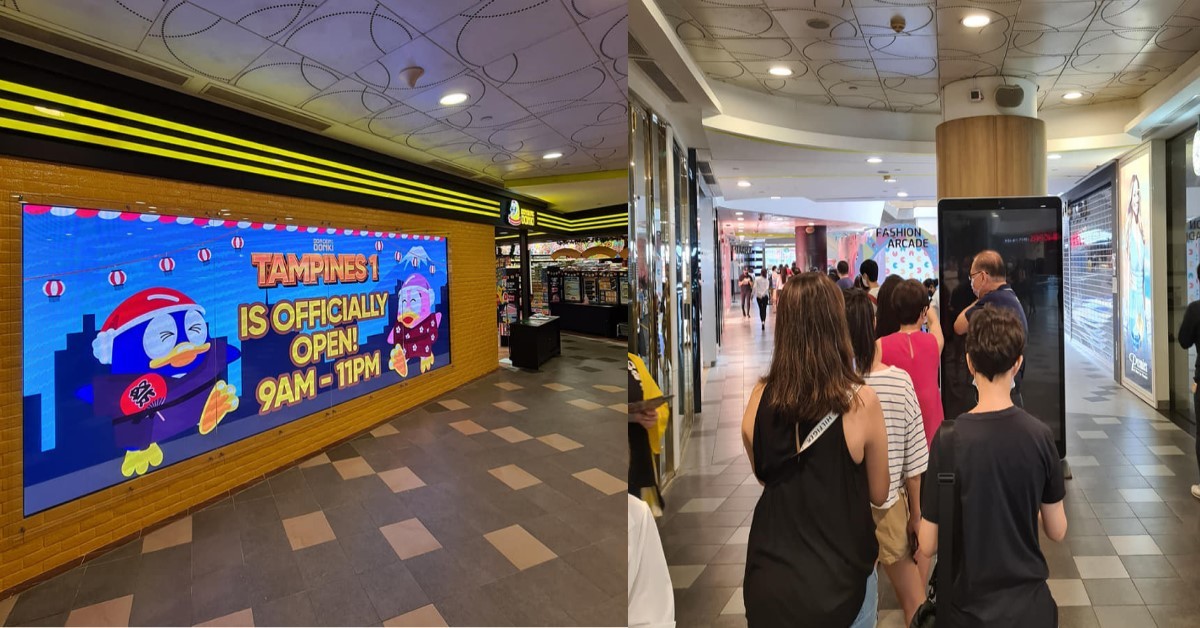 LONG QUEUES FORM ON FIRST DAY OF DON DON DONKI’S OPENING AT TAMPINES ONE