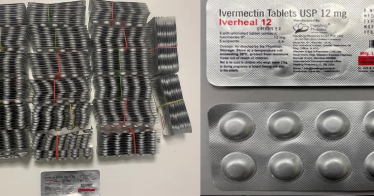 ICA FOILED ILLEGAL IMPORT OF IVERMECTIN VIA AIR MAIL