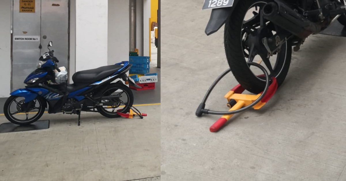 JB BIKE IN SG KANA CLAMP & BICYCLE LOCK AT TECK WHYE