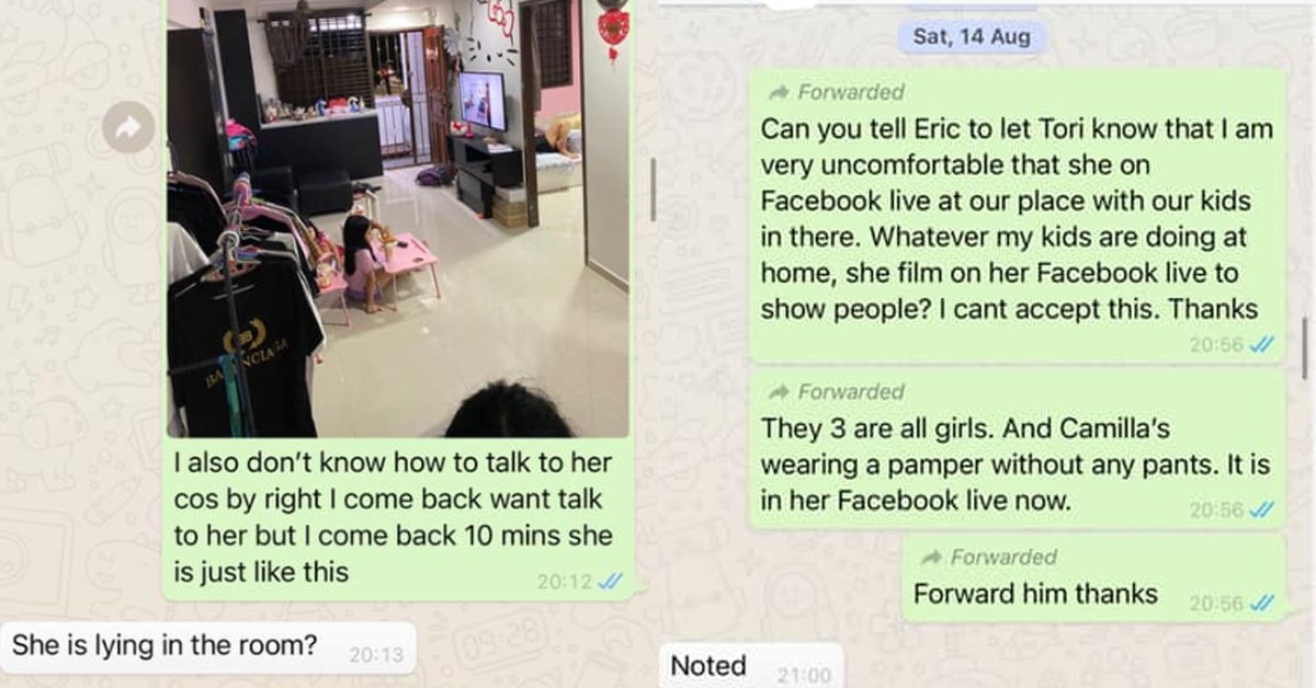 MAID GOES FB LIVE & SHOW EMPLOYER’S KIDS & REFUSE TO DO WORK