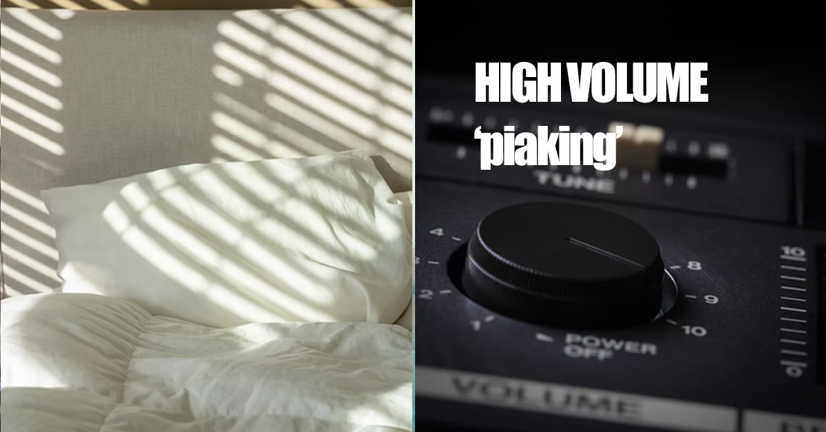 NEIGHBOUR ‘PIAK’ TOO LOUD, “NO NEED SLEEP”