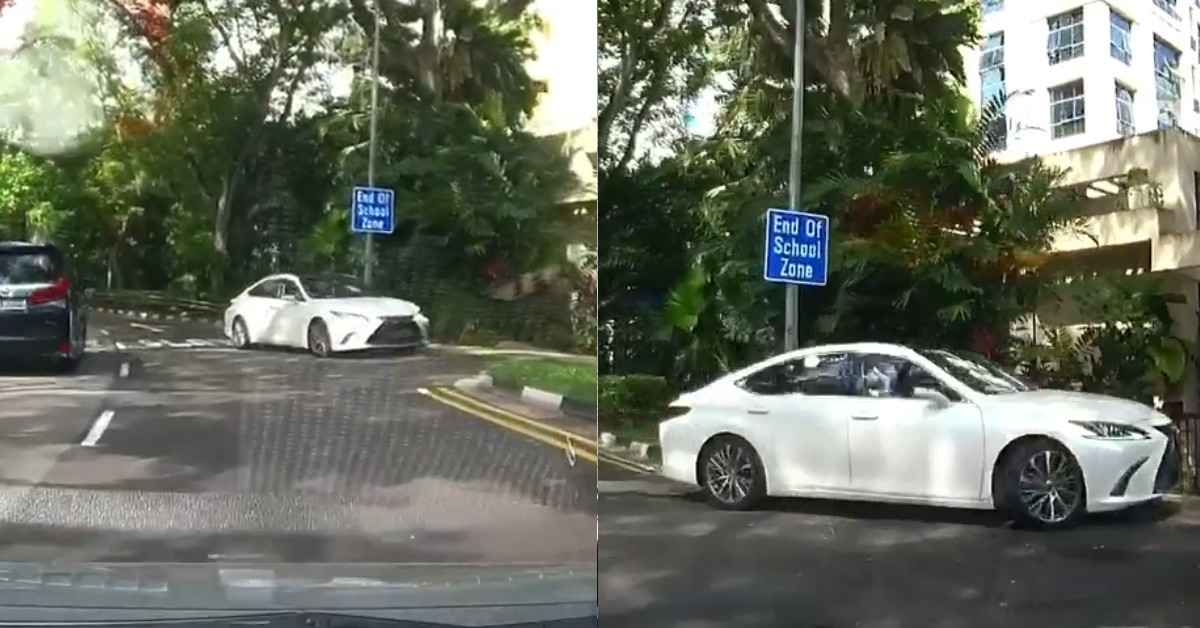 CAR DRIVES AGAINST TRAFFIC, ENTERING SCHOOL ZONE SOME MORE