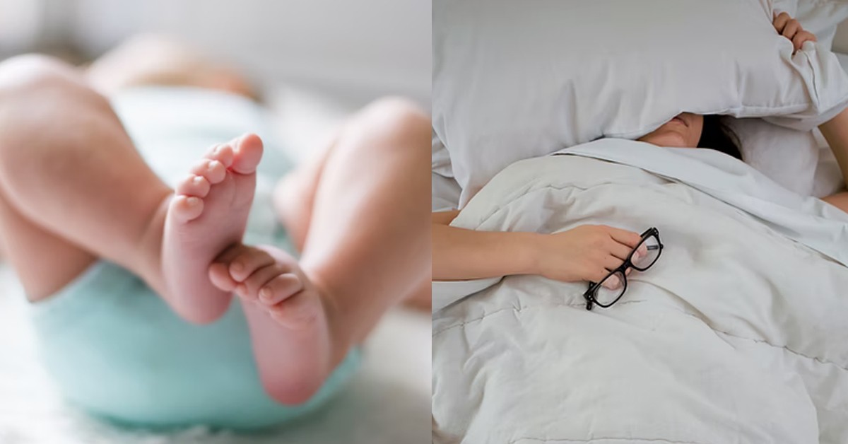 WIFE DON’T SLEEP, WATCHES BABY 24 HOURS TO MAKE SURE HIS ALIVE