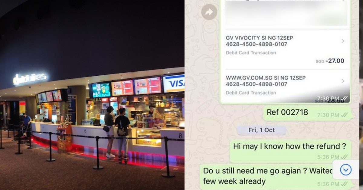 MAN PAID FOR GV TICKETS ONLINE, GO COLLECT TICKETS GET “NOTHING BOOKED”