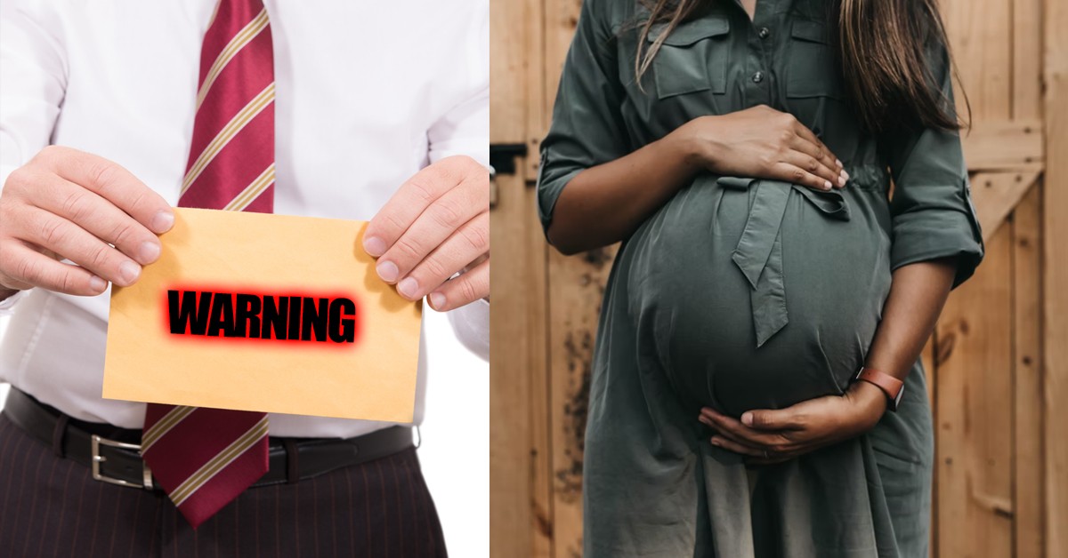 BOSS GAVE WARNING LETTER AFTER BF LEAVES WORK TO SEE INJURED & PREGNANT GF