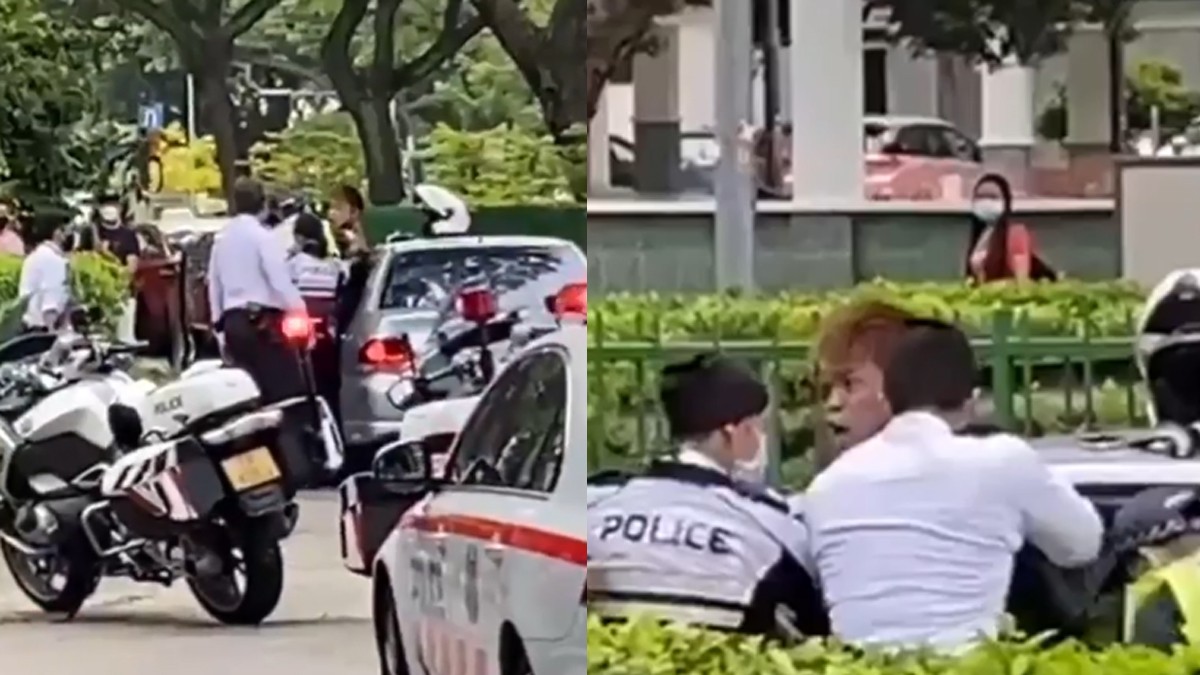 DRIVER HITS POLICE MOTOR TO ESCAPE, INTENSE ARREST