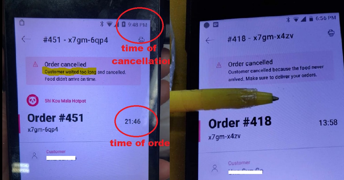 WOMAN ORDERS AND CANCELS FOODPANDA DELIVERIES REPEATEDLY