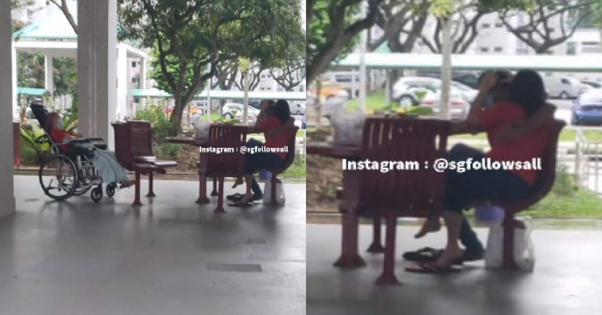 MAID LEFT ELDERLY EMPLOYER ALONG TO KISS BOYFRIEND UNDER BLOCK