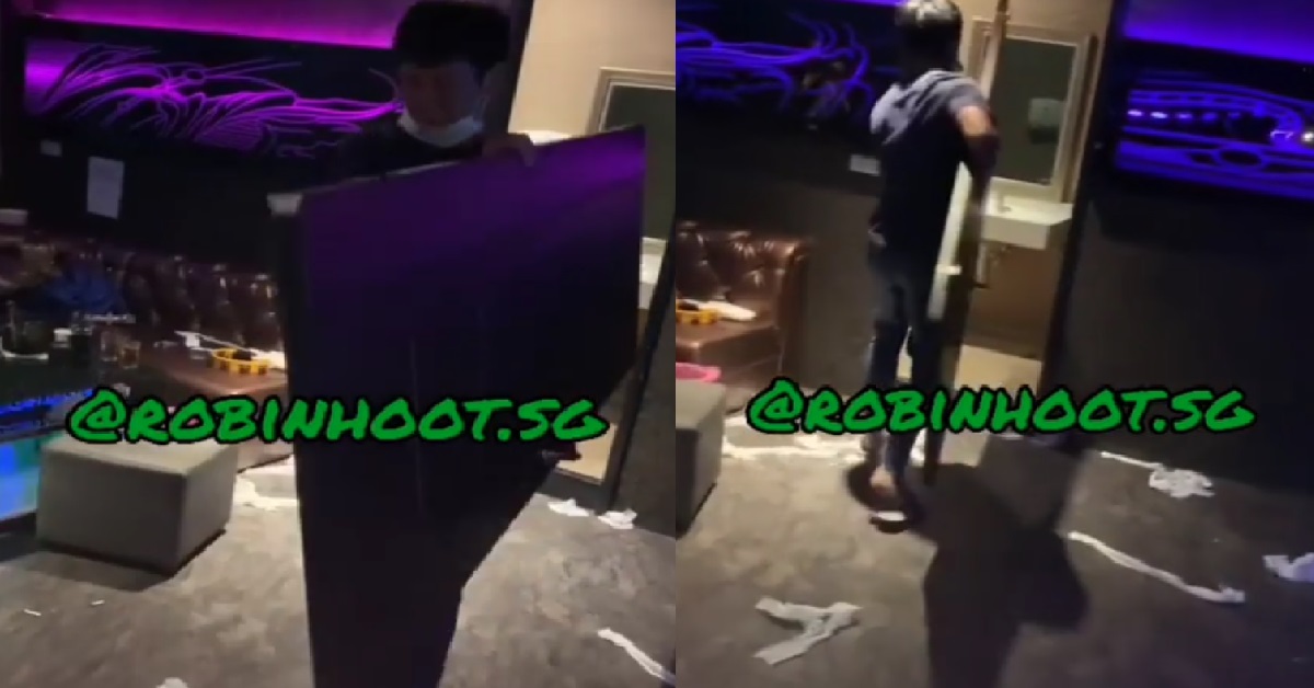 YPS DRINK UNTIL DESTROY ENTIRE KTV ROOM, CARRY TV & DANCE