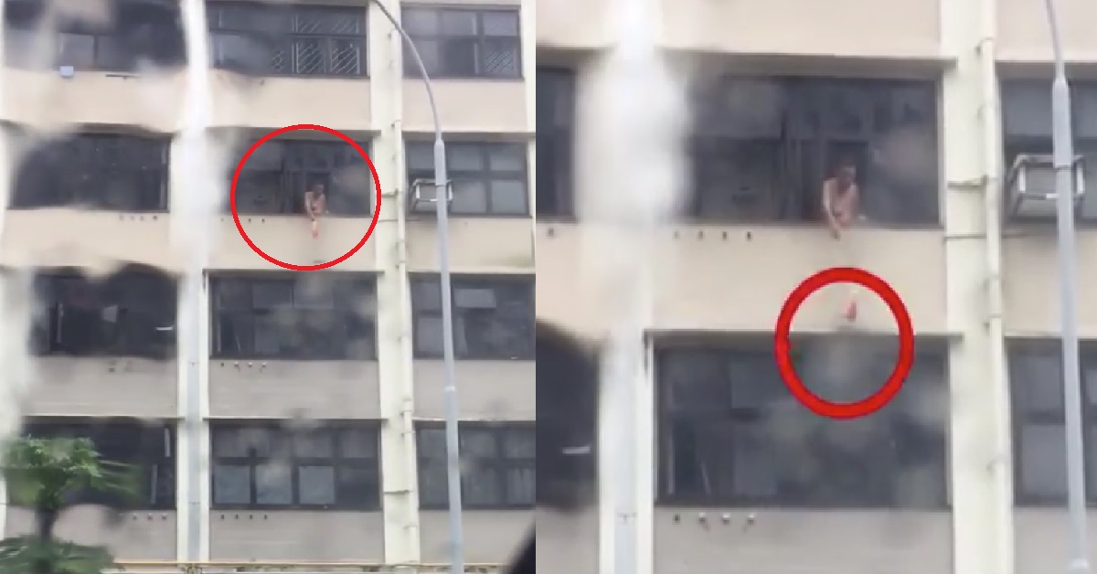 RESIDENT LITTERS FROM 4TH FLOOR UNIT BECAUSE THE WORLD IS HIS DUSTBIN