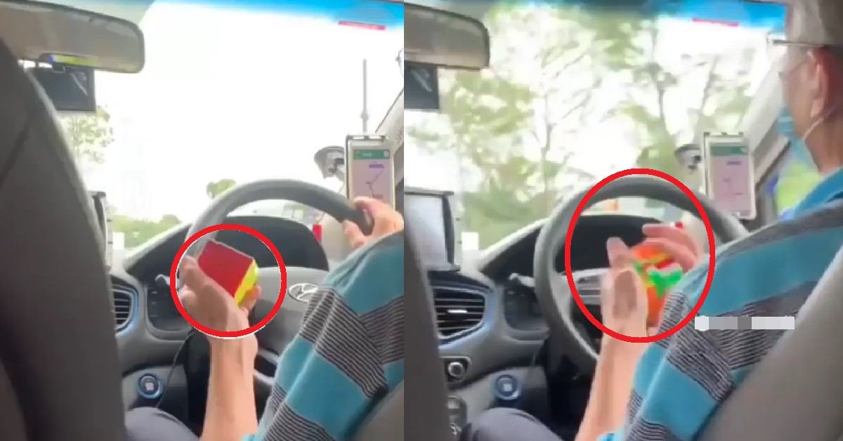 POWERPACK UNCLE CAN DRIVE & SOLVE RUBIK’S CUBE AT THE SAME TIME