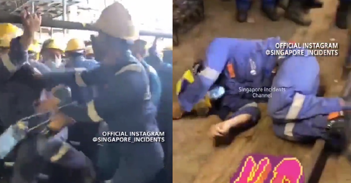 ANOTHER FIGHT BREAKS OUT AMONG SEMBCORP MARINE WORKERS