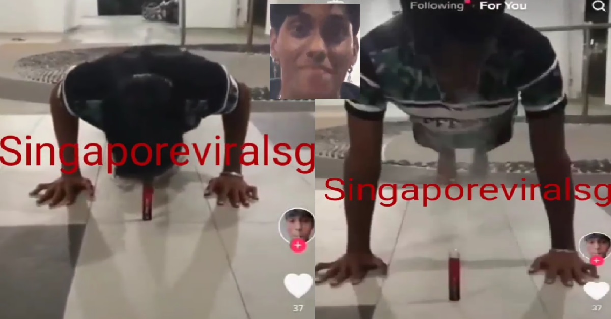 YP USE ILLEGAL VAPE TO MOTIVATE HIMSELF TO DO PUSH UPS