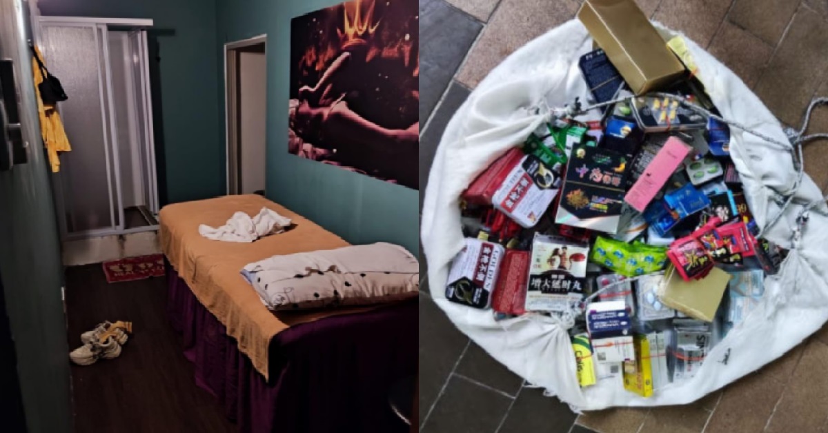 37 PEOPLE INVESTIGATED FOR ILLEGAL MASSAGE, GAMBLING AND PILLS @ GEYLANG