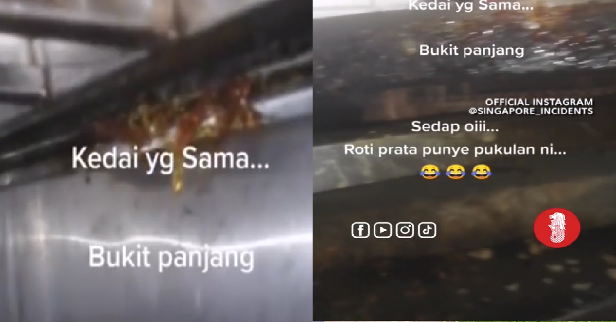 FILTHY PRATA STALL AT BUKIT PANJANG, FLIES SEEN BUZZING IN FOOD