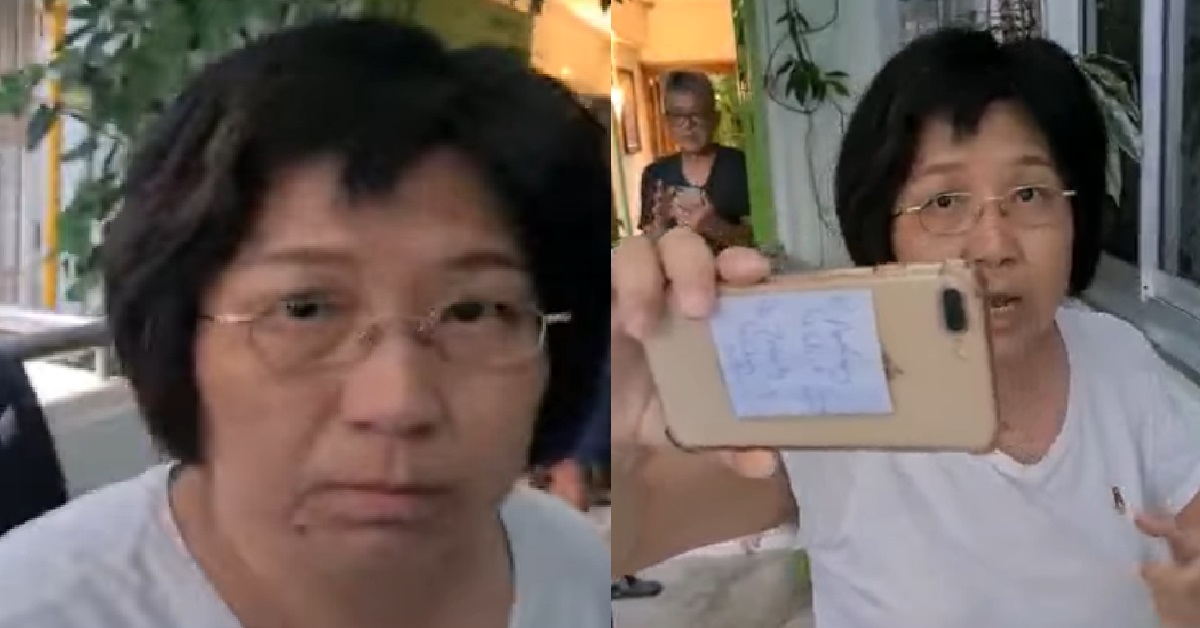AUNTIE VS DEBT COLLECTOR, NOT HAPPY SHOUT & HANTAM GUY
