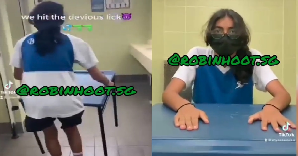 YP GIRL BRING CLASSROOM TABLE INTO TOILET CUBICLE FOR “DEVIOUS LICK”
